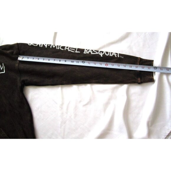 New W/ Defect Men Jean Michel Basquiat Pullover Hoodie Size M (NW160) - Picture 6 of 10